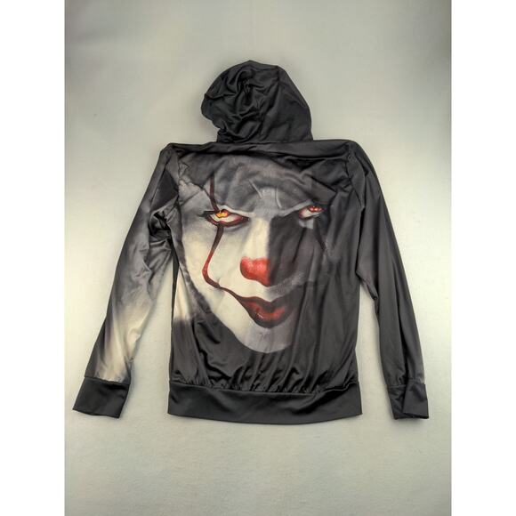 Devin Du 100% Polyester Hoodie Sweatshirt SZ XL Pennywise IT Stephen King Horror - Picture 2 of 12